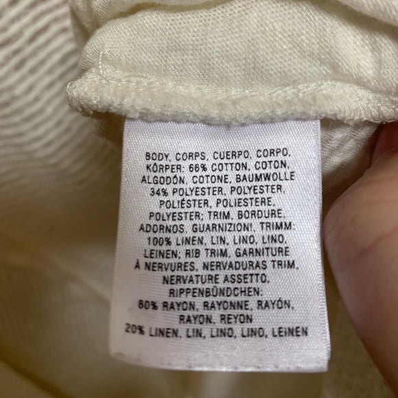 Sheer Cream Anthropologie Cardigan Size M - Picture 4 of 4